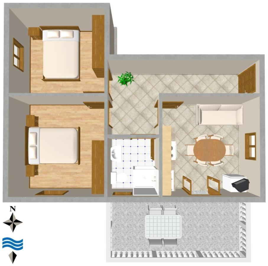 Apartments By The Sea Ugljan - 846 外观 照片